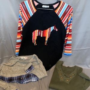 Long sleeve shirt bundle
